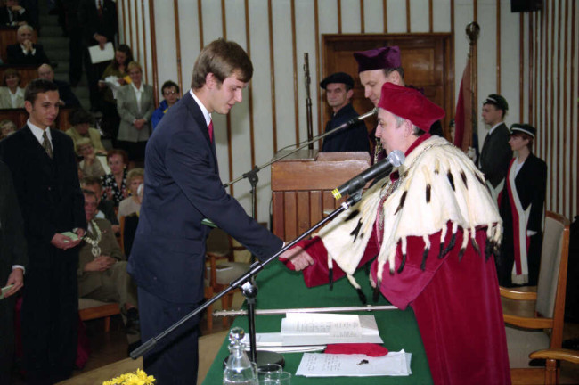 Inauguracja roku akademickiego 1996/1997. Immatrykulacja