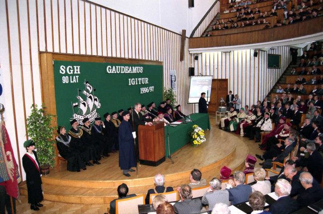 Inauguracja roku akademickiego 1996/1997