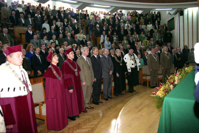 Inauguracja roku akademickiego 1997/1998  Goście i społeczność akademicka