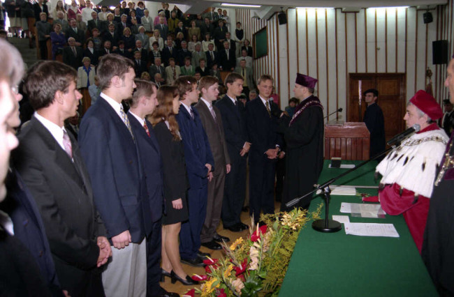 Inauguracja roku akademickiego 1997/1998. Immatrykulacja