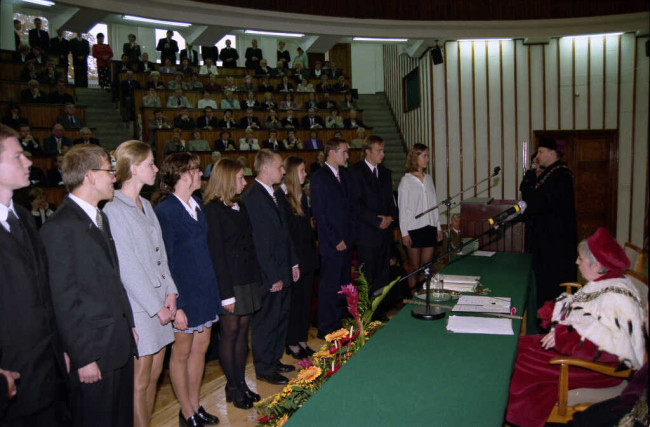 Inauguracja roku akademickiego 1998/1999. Immatrykulacja