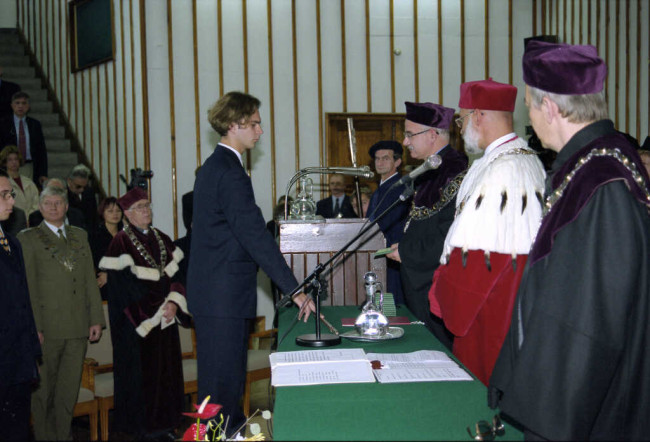 Inauguracja roku akademickiego 1999/2000. Immatrykulacja