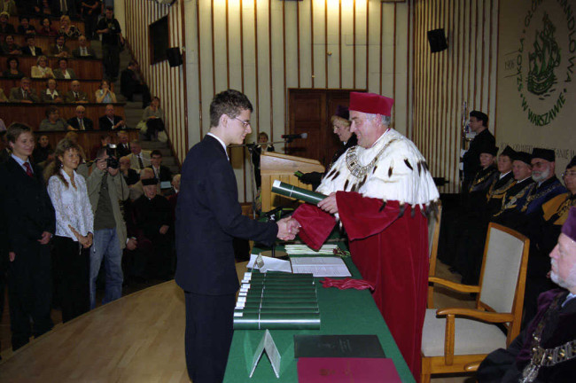 Inauguracja roku akademickiego 2005-2006. Immatrykulacja​