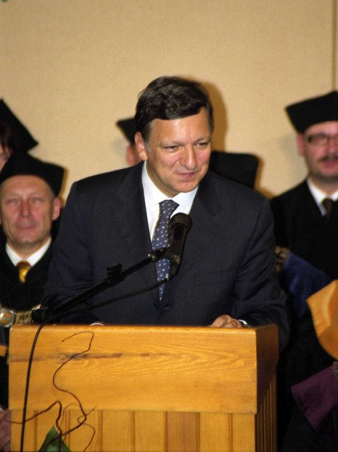 Inauguracja roku akademickiego 2006-2007. Wykład wygłasza José Manuel Durão Barroso – przewodniczący Komisji Europejskiej​