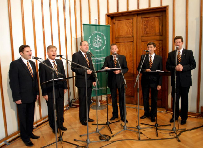 Inauguracja roku akademickiego 2007/2008. Występ zespołu wokalnego Affabre – The Chamber Singers