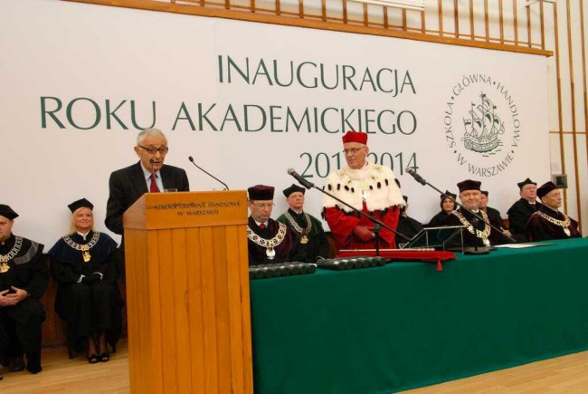 Inauguracja roku akademickiego. Przemawia prof. Jerzy Osiatyński – doradca prezydenta RP