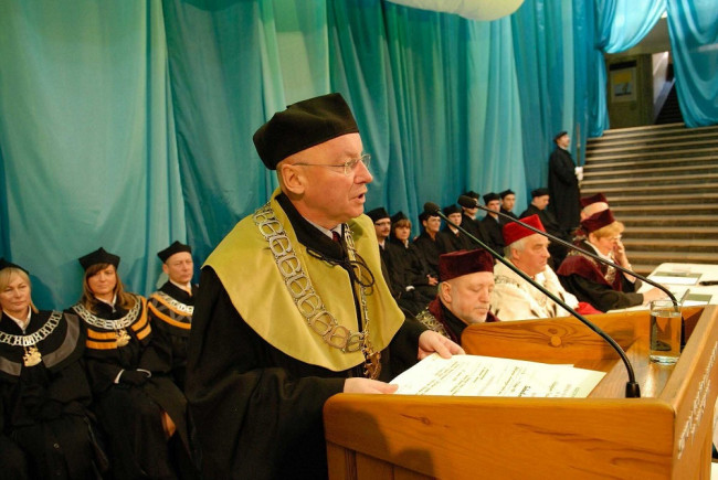 Święto SGH, 9 kwietnia 2008 roku, prof. Andrzej Herman, dziekan Kolegium Nauk o Przedsiębiorstwie