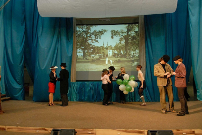 Święto SGH, 9 kwietnia 2008 roku, występ Teatru SGH ze spektaklem Pamiętniki Bolesława Miklaszewskiego