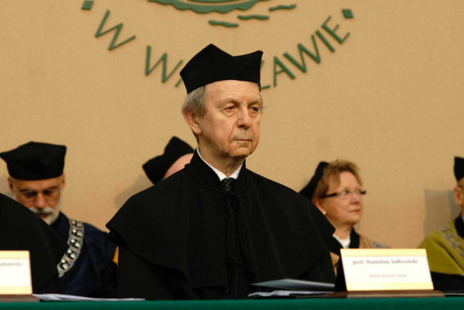 Święto SGH, 13 maja 2010 roku. Profesor Stanisław Sołtysiński