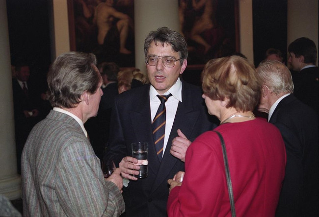 Jubileusz 90-lecia SGH, Galeria Porczyńskich, 17 kwietnia 1996  roku. Prof. Tomasz Szapiro