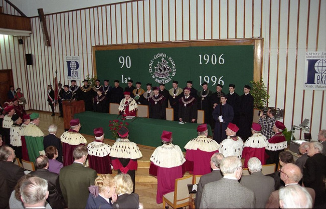 Uroczyste posiedzenie Senatu z okazji 90-lecia SGH