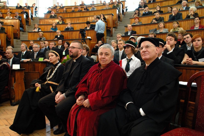 Uroczystość nadania tytułu doktora honoris causa SGH profesor Annie Kajmulo Tibaijuka