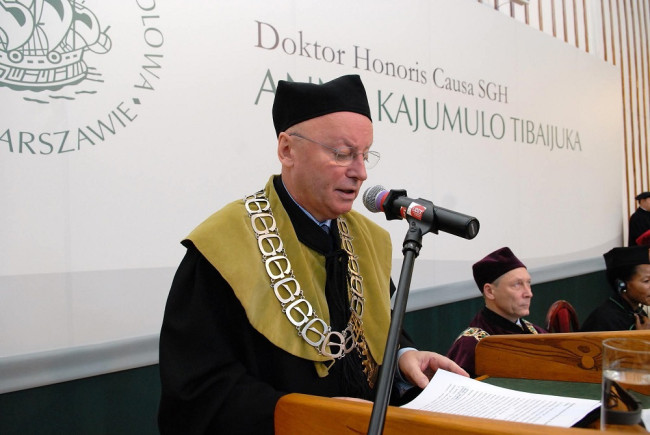Prof. Andrzej Herman – dziekan Kolegium Nauk o Przedsiębiorstwie