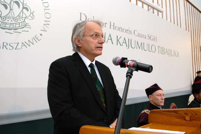 Uroczystość nadania tytułu doktora honoris causa SGH