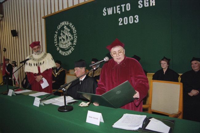 Uroczystość nadania tytułu doktora honoris causa profesorowi Dirk J. van de Kaa