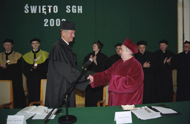 Uroczystość nadania tytułu doktora honoris causa profesorowi Dirk J. van de Kaa