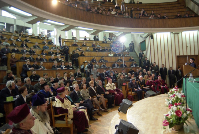 Uroczystość nadania tytułu doktora honoris causa SGH Jeanowi Chrétienowi, premierowi Kanady