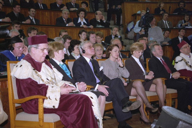 Uroczystość nadania tytułu doktora honoris causa SGH Jeanowi Chrétienowi, premierowi Kanady