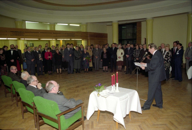 Spotkanie po uroczystości w Klubie Profesorskim