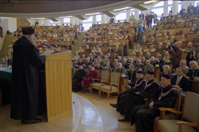 Uroczystość nadania tytułu doktora honoris causa SGH profesorowi Józefowi Sołdaczukowi