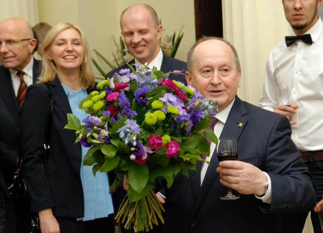 Uroczystość wręczenia dyplomu doktora honoris causa Krzysztofowi Pietraszkiewiczowi.​ Spotkanie po uroczystości​​​