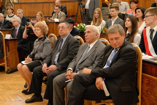 Uroczystość nadania tytułu doktora honoris causa profesorowi Stanisławowi Szuszkiewiczowi