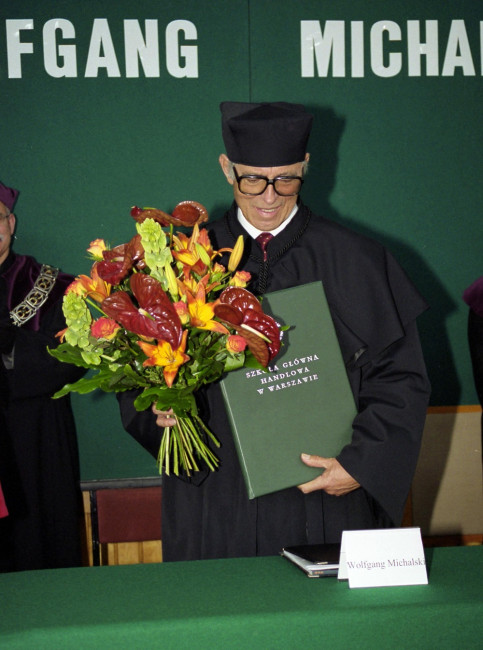Uroczystość nadania tytułu doktora honoris causa SGH Profesorowi Wolfgangowi Michalskiemu