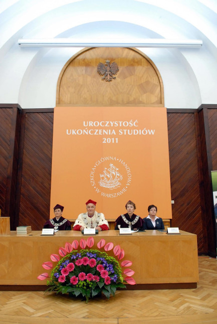 Uroczystość ukończenia studiów, 1 października 2011 roku