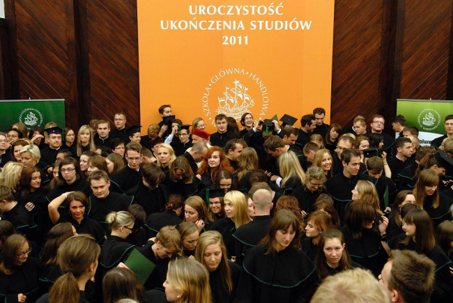 Uroczystość ukończenia studiów, 1 października 2011 roku