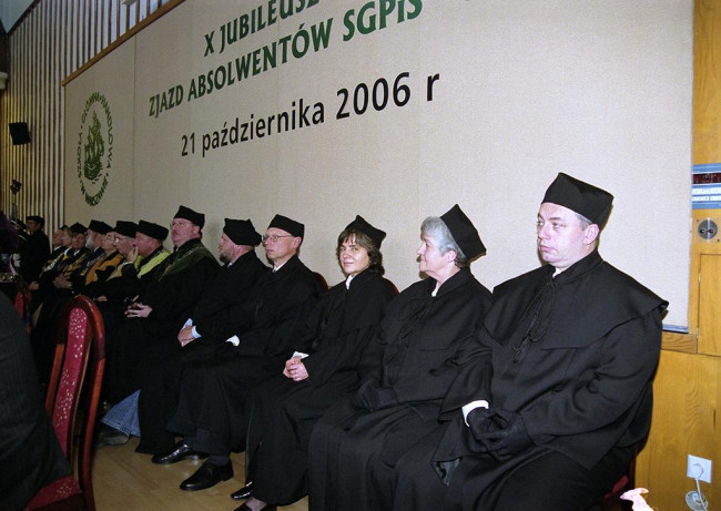 X Zjazd Absolwentów, 21 października 2006 roku. Członkowie Senatu