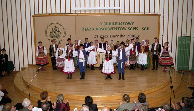 X Zjazd Absolwentów, 21 października 2006 roku. Zespół Pieśni i Tańca SGH