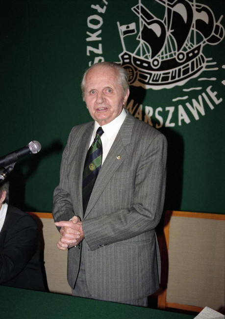 Zjazd Absolwentów, 23 listopada 1996 roku. Prof. Jan Drewnowski, doktor honoris causa SGH