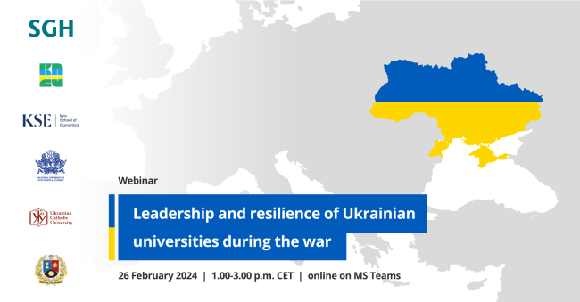 Leadership and resilience of Ukrainian universities during the war