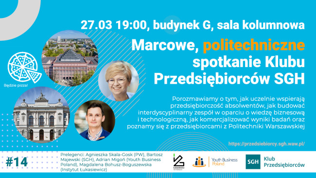 marcowe spotkanie Klubu Przedsiębiorców SGH