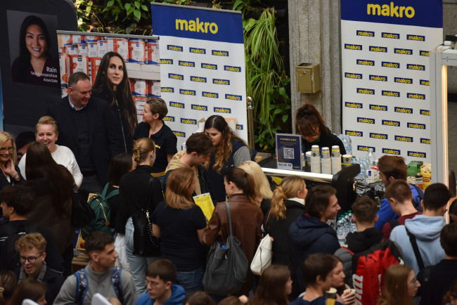 Stoisko Makro podczas Studenckich Targów Pracy 2024