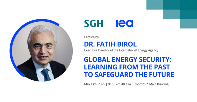 Lecture by Fatih Birol