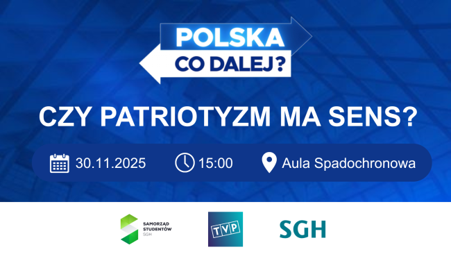 Debata TVP Polska. Co dalej? – Czy patriotyzm ma sens?