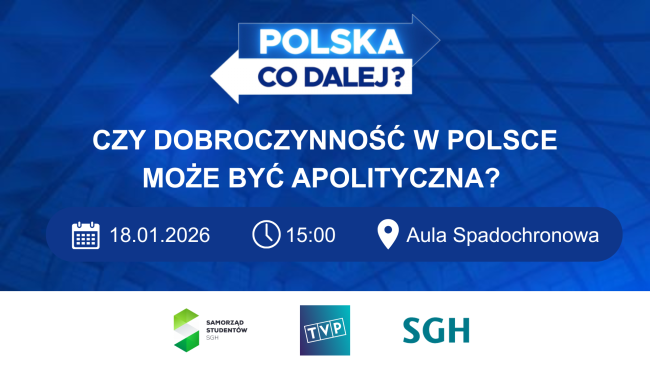 Debata TVP Polska. Co dalej? – Czy dobroczynność w Polsce może być apolityczna?