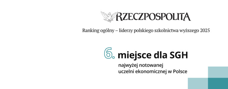 SGH w rankingu uczelni „Rzeczpospolitej”