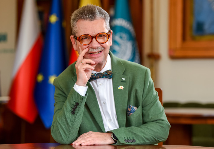 Rektor Piotr Wachowiak